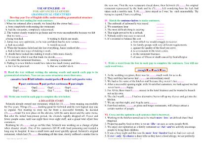 Use of English for advanced learners 8 Grammatical structures - Thấm Tâm Vy